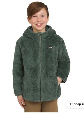 Eddie Bauer Kids Dark Green Zip-Up Hoodie